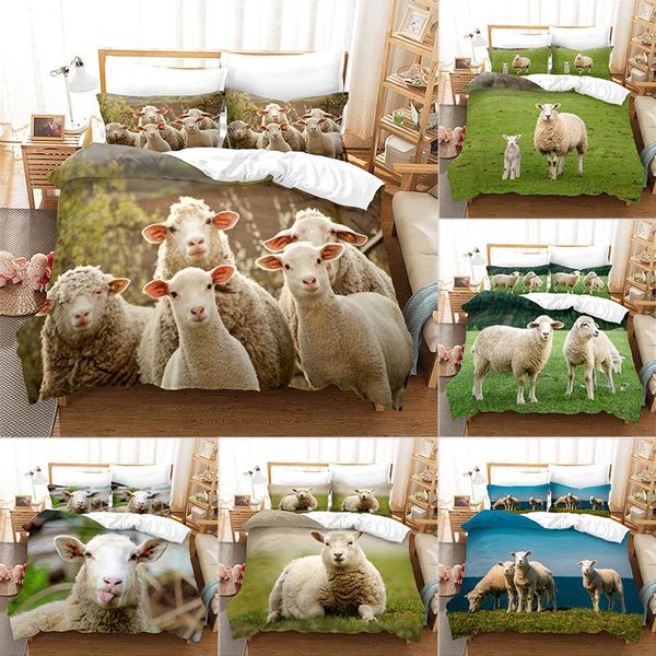 bedding sets 3d printed sheep duvet cover with pillow set single double twin full king size animal bed bedroom decor
bedding sets 3d printed sheep duvet cover with pillow set single double twin full king size animal bed bedroom decor