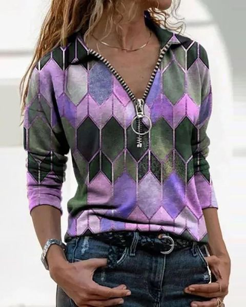 women's sweaters 2021 winter warm fashion blouse women long shirt heart pattern zipper design abstract print, White;black
women's sweaters 2021 winter warm fashion blouse women long shirt heart pattern zipper design abstract print, White;black