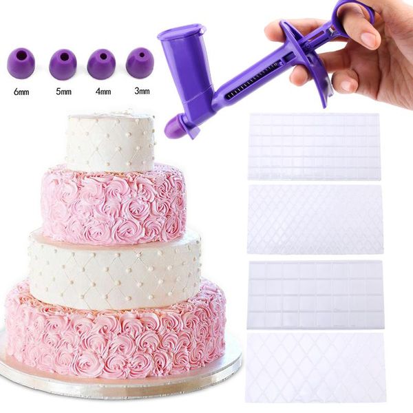 baking moulds 4pcs/set grid transparent texture mat fondant cake plaid embossed decoration mold tools
baking moulds 4pcs/set grid transparent texture mat fondant cake plaid embossed decoration mold tools