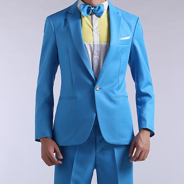 men's suits & blazers 2021 fashion luxury tailor made sky blue men slim fit wedding dinner beach party male clothing jacket trousers fo, White;black
men's suits & blazers 2021 fashion luxury tailor made sky blue men slim fit wedding dinner beach party male clothing jacket trousers fo, White;black