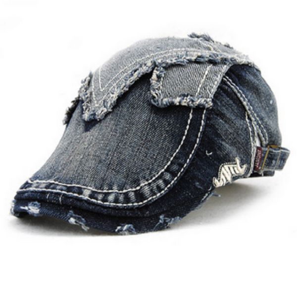 female male funny denim french hat beret do old distress vintage hat retro duckbill hat women men newsboy bone flat cap, Blue;gray
female male funny denim french hat beret do old distress vintage hat retro duckbill hat women men newsboy bone flat cap, Blue;gray