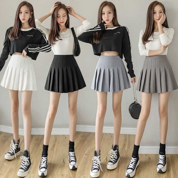 skirt black pleated women's summer skirt a-line gray white high waist slim 2021 spring jk
skirt black pleated women's summer skirt a-line gray white high waist slim 2021 spring jk