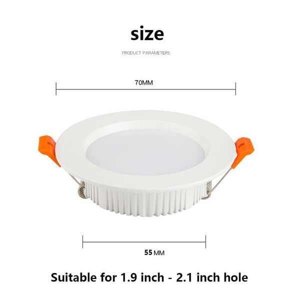 downlights led ultra thin downlight 2 inch recessed ceiling light spot lamp home indoor lighting cold white panel 3w ac100-265v
downlights led ultra thin downlight 2 inch recessed ceiling light spot lamp home indoor lighting cold white panel 3w ac100-265v
