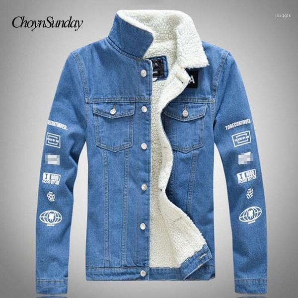 choynsunday arrival fashion mens fleece coats winter warm lined jacket men's blue jeans thick manjacket b1, Black;brown
choynsunday arrival fashion mens fleece coats winter warm lined jacket men's blue jeans thick manjacket b1, Black;brown
