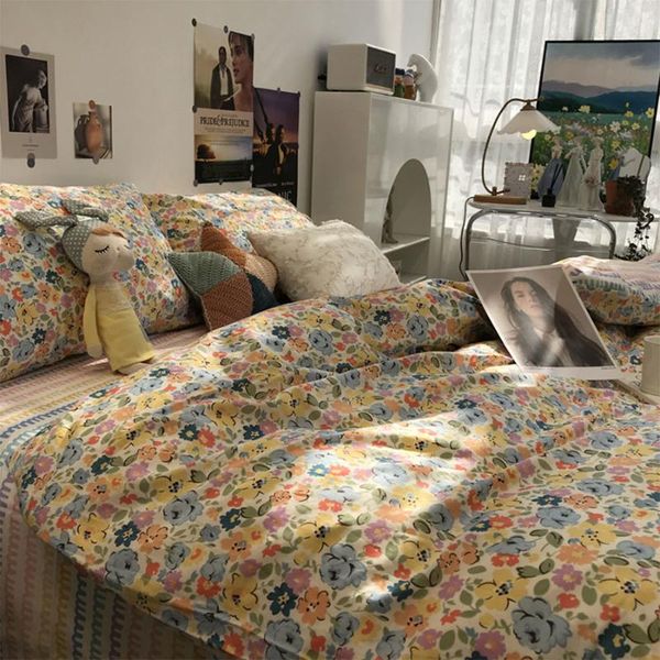 bedding sets romantic pastoral floral set,yellow orange blue cotton twin full home textile bed sheet pillow case quilt cover
bedding sets romantic pastoral floral set,yellow orange blue cotton twin full home textile bed sheet pillow case quilt cover