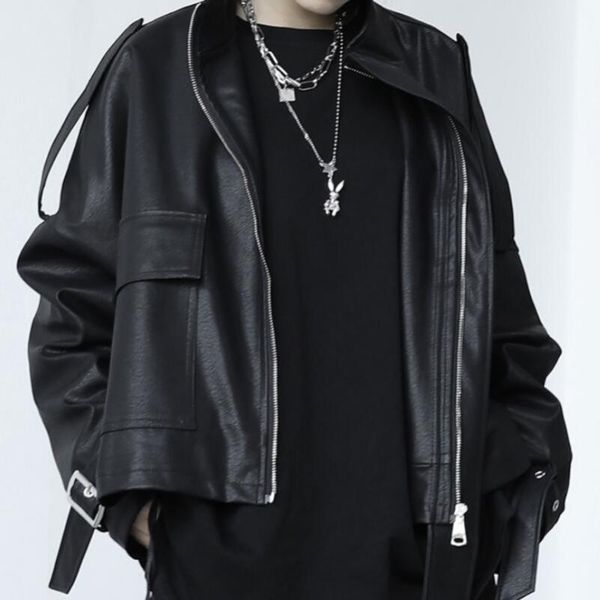 women's jackets / spring women fashion personalized custom large sizeloose design motorcycle pu short jacket /s--4xl, Black;brown
women's jackets / spring women fashion personalized custom large sizeloose design motorcycle pu short jacket /s--4xl, Black;brown