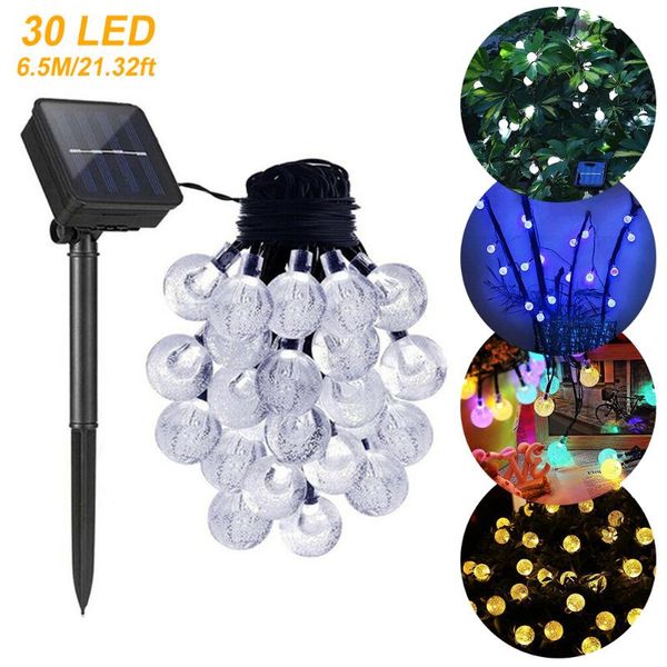 strings 30led 5m solar crystal ball lamp outdoor ip44 waterproof string fairy lamps party, garden, wedding, celebration decoration
strings 30led 5m solar crystal ball lamp outdoor ip44 waterproof string fairy lamps party, garden, wedding, celebration decoration