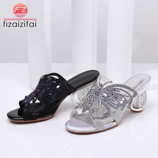 dress shoes coolcept women high heel sandals real leather shine rhinestone butterfly summer slippers clear heeled size 34-39, Black
dress shoes coolcept women high heel sandals real leather shine rhinestone butterfly summer slippers clear heeled size 34-39, Black