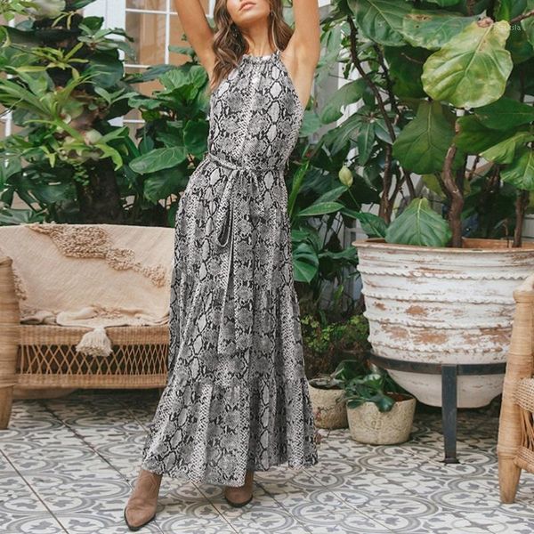 snakeskin printed boho maxi dress sleeveless drawstring women beach sundress halter off shoulder summer for lady d30 casual dresses, Black;gray
snakeskin printed boho maxi dress sleeveless drawstring women beach sundress halter off shoulder summer for lady d30 casual dresses, Black;gray