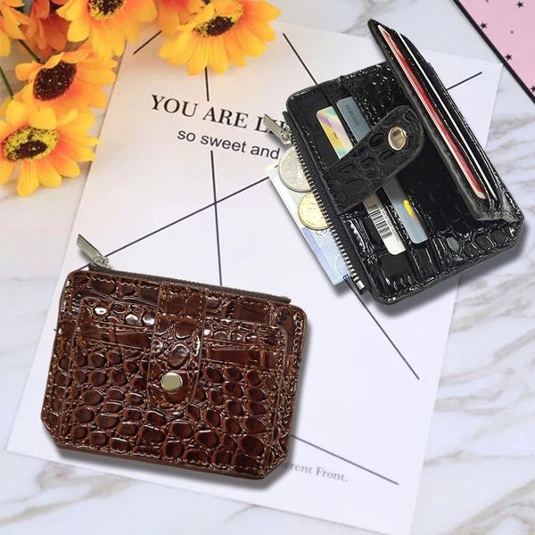card holders 25# women slim business holder pu leather wallet bag zipper credit/id/bank case coin purse, Brown;gray
card holders 25# women slim business holder pu leather wallet bag zipper credit/id/bank case coin purse, Brown;gray