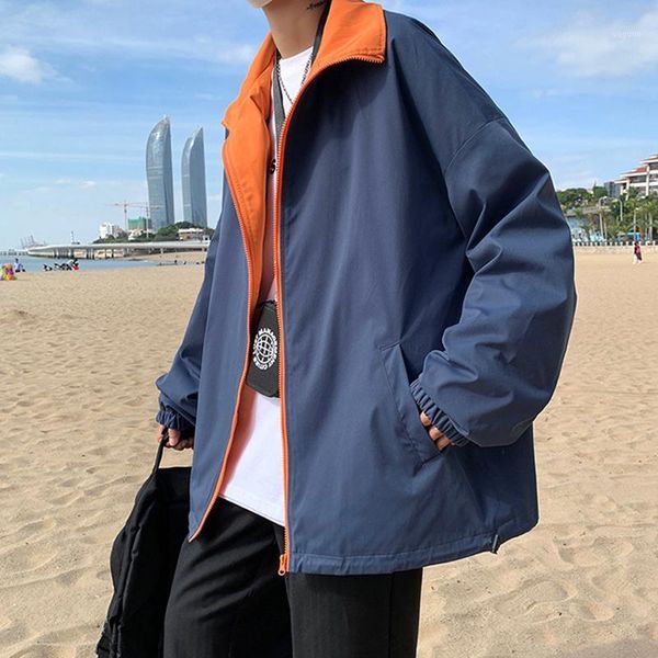 rgayu jackets double sided jacket men's fashion brand ins hong kong style trend versatile casual clothes, Black;brown
rgayu jackets double sided jacket men's fashion brand ins hong kong style trend versatile casual clothes, Black;brown
