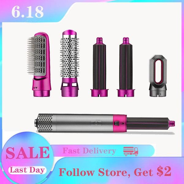 electric hair brushes dryer 5 in1 hairdryer brush curling wand detachable negative ion curler professional blow
electric hair brushes dryer 5 in1 hairdryer brush curling wand detachable negative ion curler professional blow