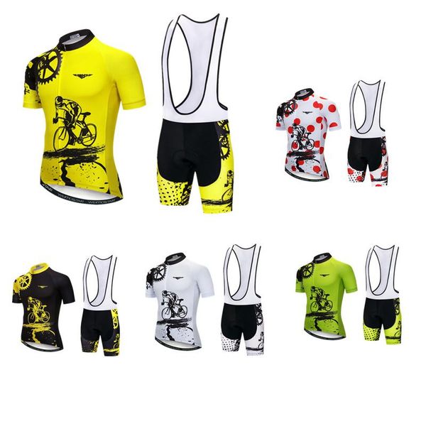 racing sets yellow cycling set mountain bike clothing men jersey summer reflective mtb bibs riding clothes maillot ropa ciclismo, Black;blue
racing sets yellow cycling set mountain bike clothing men jersey summer reflective mtb bibs riding clothes maillot ropa ciclismo, Black;blue