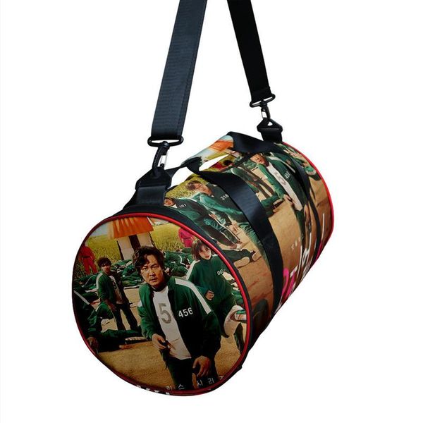 duffel bags squid game fashionable printing cylinder bag sports crossbody one-shoulder portable bucket zipper surrounding oxford cloth
duffel bags squid game fashionable printing cylinder bag sports crossbody one-shoulder portable bucket zipper surrounding oxford cloth