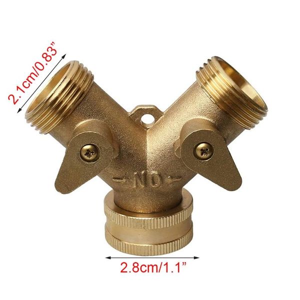 watering equipments brass manifold 3/4" tap splitter double-way y water separator h58c
watering equipments brass manifold 3/4" tap splitter double-way y water separator h58c