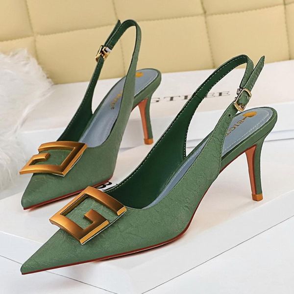 dress shoes women summer slingback sandals lady buckle leather stripper 7.5cm high heels sandles wedding bridal plus size 34-43, Black
dress shoes women summer slingback sandals lady buckle leather stripper 7.5cm high heels sandles wedding bridal plus size 34-43, Black