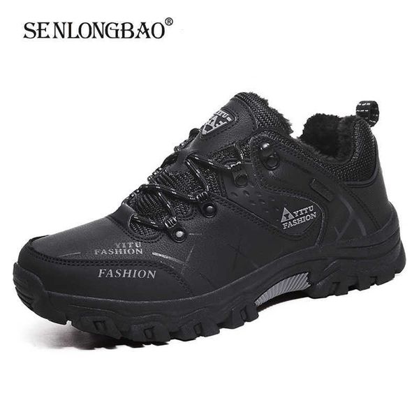 autumn winter warm plush snow boots sneakers men shoes outdoor casual hiking boots non-slip lace-up ankle boots size 39-47 210619, Black
autumn winter warm plush snow boots sneakers men shoes outdoor casual hiking boots non-slip lace-up ankle boots size 39-47 210619, Black