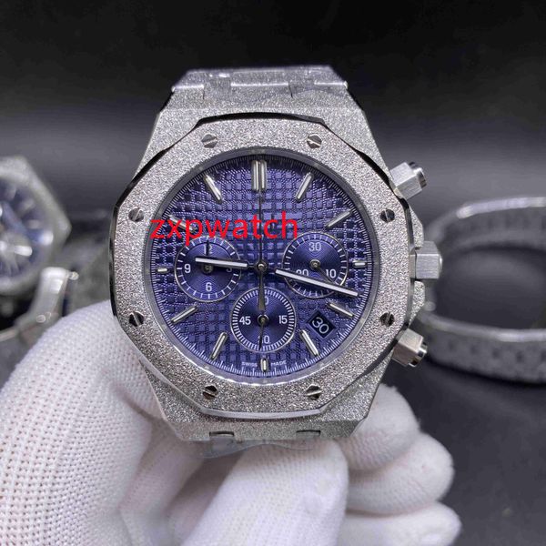 new quartz vk movement multi-function chronograph watch frosted silver stainless steel mens designer watches multi-color dial, Slivery;brown
new quartz vk movement multi-function chronograph watch frosted silver stainless steel mens designer watches multi-color dial, Slivery;brown