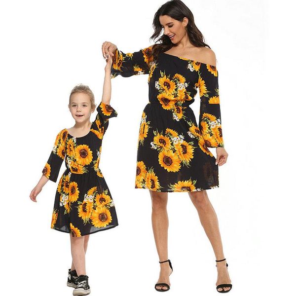 mom baby girl dress clothes matching mother daughter off shoulder party for mommy and me sunflower family look outfits, Blue
mom baby girl dress clothes matching mother daughter off shoulder party for mommy and me sunflower family look outfits, Blue