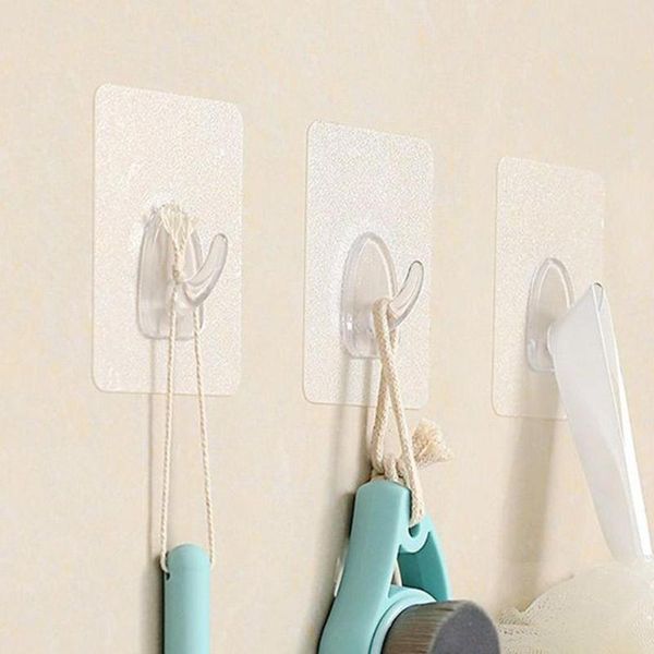 hooks & rails 10 pcs invisible no trace transparent strong self adhesive door wall hangers multifunctional for kitchen bathroom
hooks & rails 10 pcs invisible no trace transparent strong self adhesive door wall hangers multifunctional for kitchen bathroom