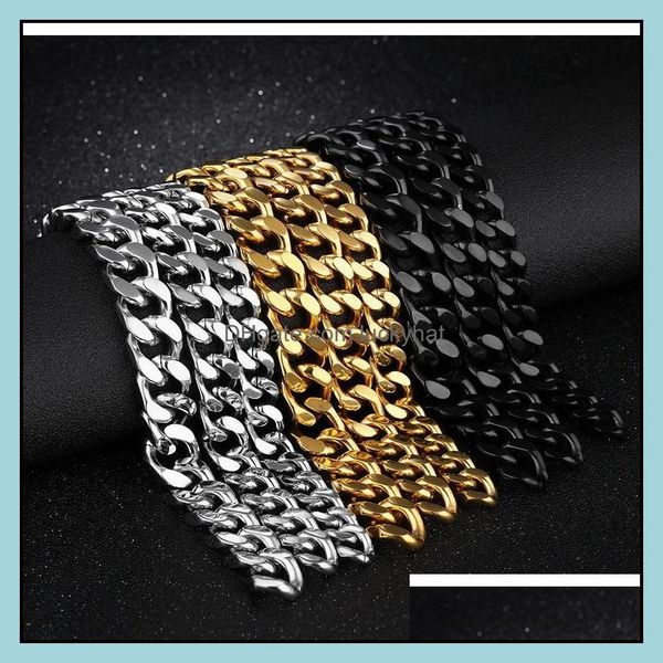 link bracelets jewelrylink chain black bracelet men cuba link big gold stainless steel charm on hand hip hop jewelry male aessories drop d
link bracelets jewelrylink chain black bracelet men cuba link big gold stainless steel charm on hand hip hop jewelry male aessories drop d