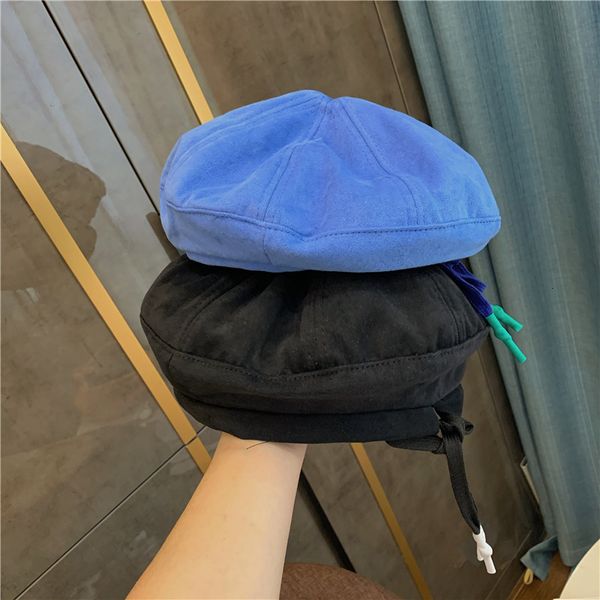 versatile beret women's autumn and winter canvas bandage painter's england high street knitted octagonal hat, Blue;gray
versatile beret women's autumn and winter canvas bandage painter's england high street knitted octagonal hat, Blue;gray