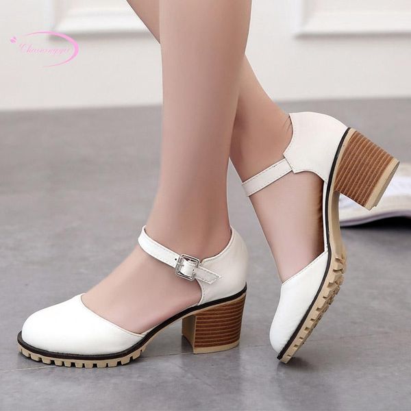 chainingyee casual style comfortable round toe summer sandals belt buckle black white pink waterproof high heels women's shoes
chainingyee casual style comfortable round toe summer sandals belt buckle black white pink waterproof high heels women's shoes