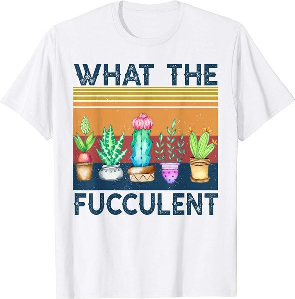 what the fucculent cactus succulents plants gardening gifts t-shirt size s-5xl, White;black
what the fucculent cactus succulents plants gardening gifts t-shirt size s-5xl, White;black