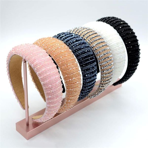 hair accessories handmade full colorful crystal beads sponge hairbands exaggerated pink white black headbands women wide headdress jewelry
hair accessories handmade full colorful crystal beads sponge hairbands exaggerated pink white black headbands women wide headdress jewelry