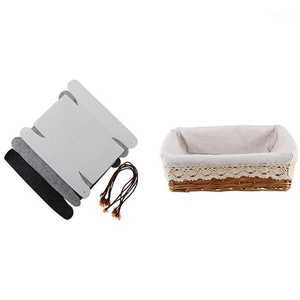 storage baskets 3x felt box desktray collecting basket & 1x basket, natural wicker bins rectangular1
storage baskets 3x felt box desktray collecting basket & 1x basket, natural wicker bins rectangular1