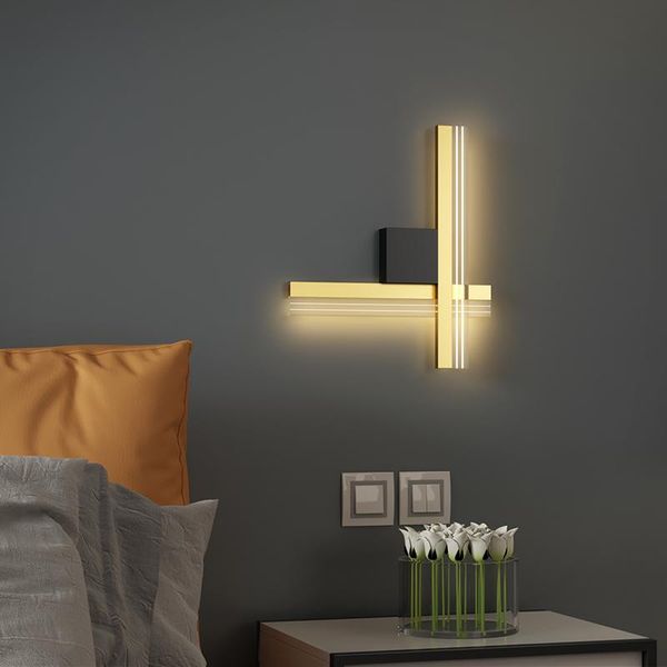 modern wall lamp for living room bedroom bedside aisle corridor loft golden simplicity acrylic cross lighting indoor decoration
modern wall lamp for living room bedroom bedside aisle corridor loft golden simplicity acrylic cross lighting indoor decoration