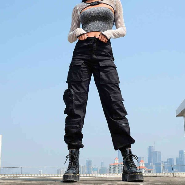 women's jumpsuits & rompers high waist tooling pants for women plus size pockets lasdies street wear patchwork pencil sweat bottom, Black;white
women's jumpsuits & rompers high waist tooling pants for women plus size pockets lasdies street wear patchwork pencil sweat bottom, Black;white