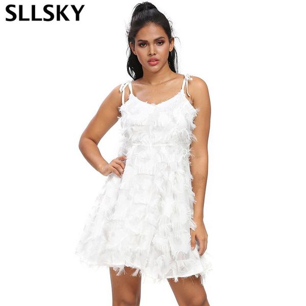 casual dresses sllsky strap tassel fairy mini dress women strapless a-line high waist adjustable v-neck sweet white holiday 2021, Black;gray
casual dresses sllsky strap tassel fairy mini dress women strapless a-line high waist adjustable v-neck sweet white holiday 2021, Black;gray
