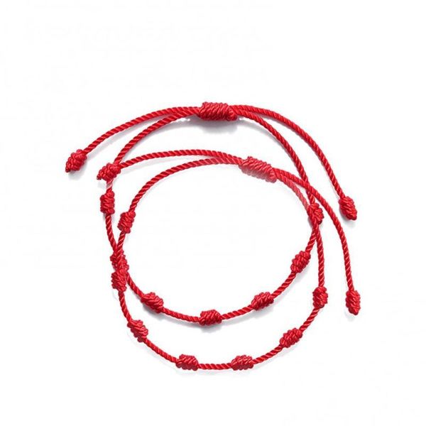 charm bracelets 2pcs lucky red string 7 knots protection rope amulet year gift, Golden;silver
charm bracelets 2pcs lucky red string 7 knots protection rope amulet year gift, Golden;silver