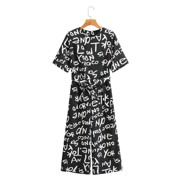 vintage round neck short sleeve letter printing women bodysuit fashion loose straight chic female jumpsuit 210507, Black;white
vintage round neck short sleeve letter printing women bodysuit fashion loose straight chic female jumpsuit 210507, Black;white