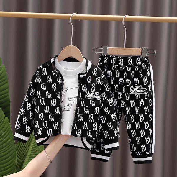1-5 years cool kids clothes boys clothing set 2021 spring autumn cotton coat+shirt+pants 3pcs toddler tracksuit children outfits, White
1-5 years cool kids clothes boys clothing set 2021 spring autumn cotton coat+shirt+pants 3pcs toddler tracksuit children outfits, White