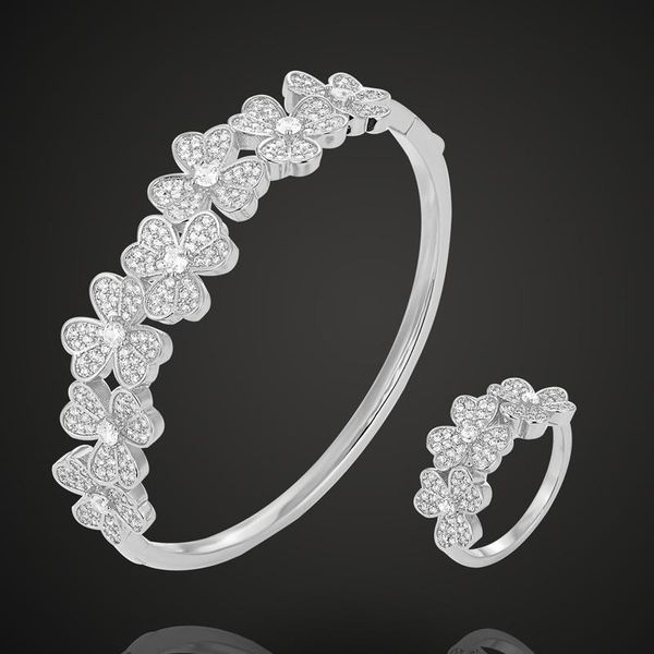 earrings & necklace zlxgirl jewelry europe brand design zircon flower bangle&ring sets for women wedding bridal copper bangle and ring set, Silver
earrings & necklace zlxgirl jewelry europe brand design zircon flower bangle&ring sets for women wedding bridal copper bangle and ring set, Silver