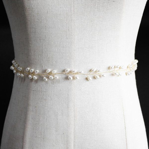 wedding sashes trendy for dress stylish imitation pearl belts bridal accessories, White
wedding sashes trendy for dress stylish imitation pearl belts bridal accessories, White