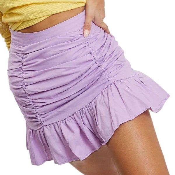skirts 2021 women summer solid pleat zipper ruffles mini skirt ladies elegant korean high waist bodycon slim trumpet jk1010, Black
skirts 2021 women summer solid pleat zipper ruffles mini skirt ladies elegant korean high waist bodycon slim trumpet jk1010, Black