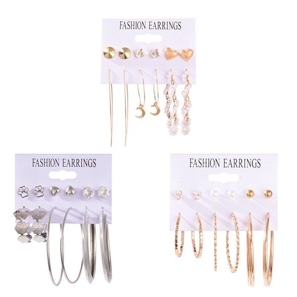 hoop & huggie pendientes mujer earrings set for women 2021 fashion trendy circle earring charms orecchini donna cerchio, Golden;silver
hoop & huggie pendientes mujer earrings set for women 2021 fashion trendy circle earring charms orecchini donna cerchio, Golden;silver