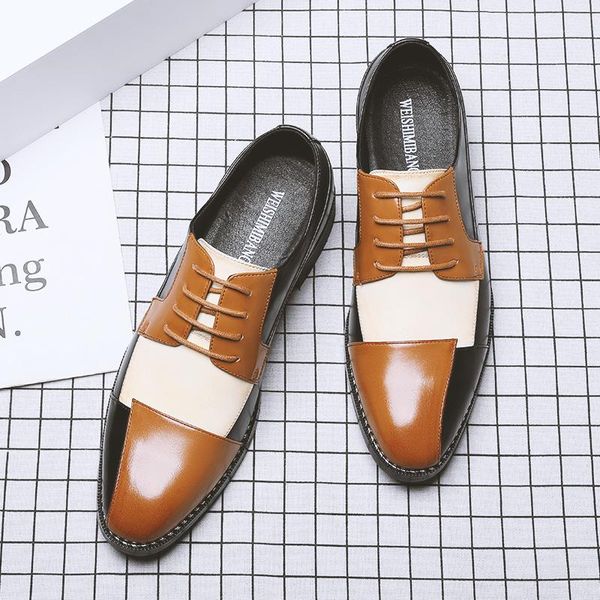 dress shoes business male casual leather fashion designer formal men weddding prom office oxfords, Black
dress shoes business male casual leather fashion designer formal men weddding prom office oxfords, Black