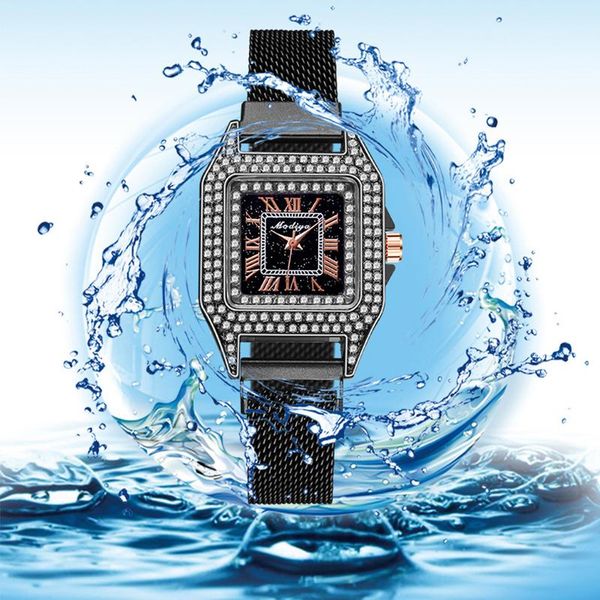 square magnetic straps ladies watches shinning gypsophila diamong women luxury starry sky relogio feminino luxo wristwatches, Slivery;brown
square magnetic straps ladies watches shinning gypsophila diamong women luxury starry sky relogio feminino luxo wristwatches, Slivery;brown
