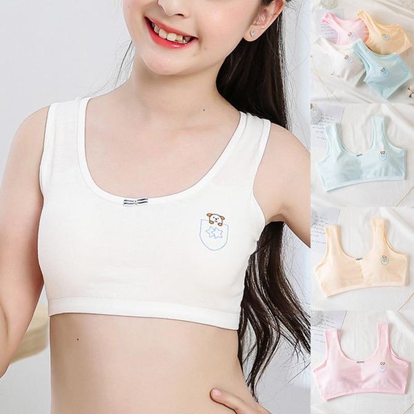 wholesale little girls soft sport bra cotton spandex small vest design wireless bralette for kids ed889 gym clothing, White;black
wholesale little girls soft sport bra cotton spandex small vest design wireless bralette for kids ed889 gym clothing, White;black