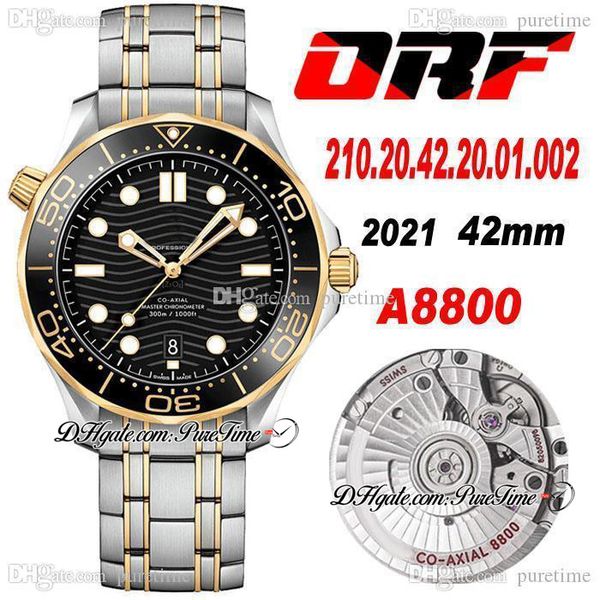 orf 300m a8800 automatic mens watch two tone yellow gold ceramic bezel black wave textured dial stainless steel bracelet 210.20.42.20.01.002, Slivery;brown
orf 300m a8800 automatic mens watch two tone yellow gold ceramic bezel black wave textured dial stainless steel bracelet 210.20.42.20.01.002, Slivery;brown