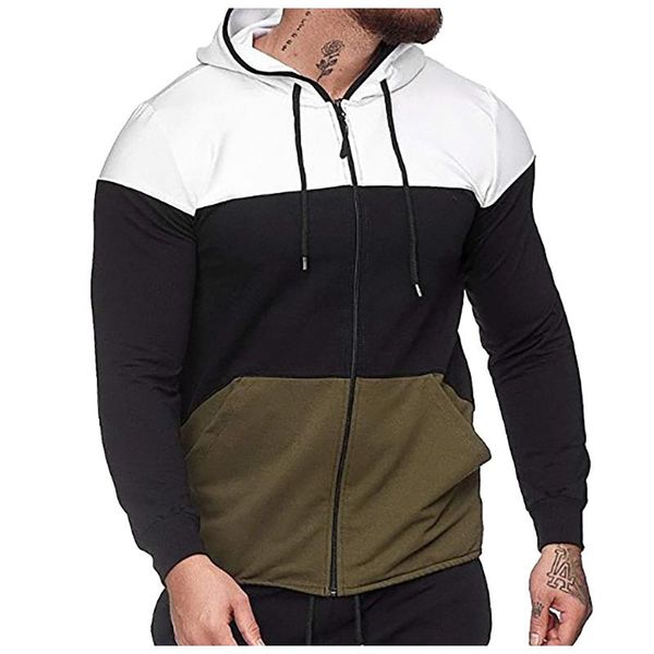 men's hoodies & sweatshirts fashion long sleeve for men sportwear casual zipper with pockets male roupas masculina, Black
men's hoodies & sweatshirts fashion long sleeve for men sportwear casual zipper with pockets male roupas masculina, Black