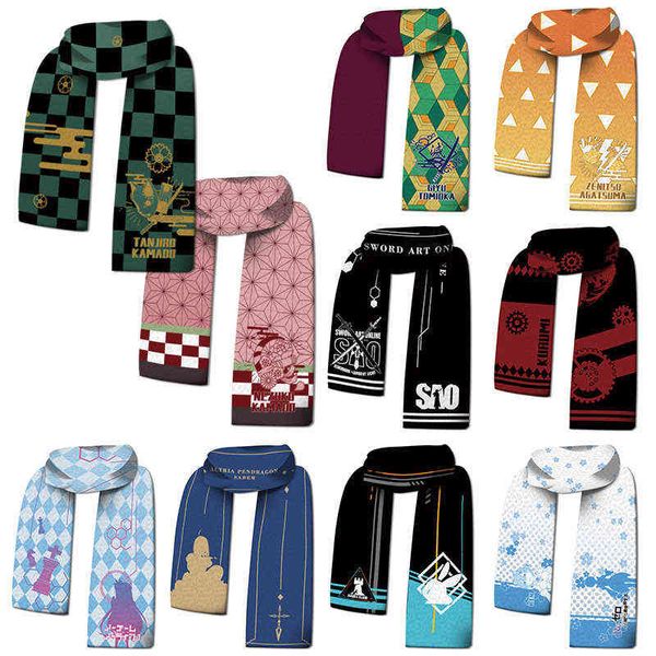 demon slayer anime scarf cosplay kimetsu no yaiba tanjirou kamado nezuko popular accessories winter warm plush xmas gifts y1122, Blue;gray
demon slayer anime scarf cosplay kimetsu no yaiba tanjirou kamado nezuko popular accessories winter warm plush xmas gifts y1122, Blue;gray