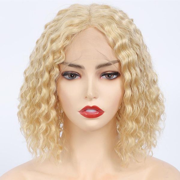 lace wigs 613 honey blonde water wave wig short curly bob t part front brazilian remy human hair for women natural hairline, Black;brown
lace wigs 613 honey blonde water wave wig short curly bob t part front brazilian remy human hair for women natural hairline, Black;brown