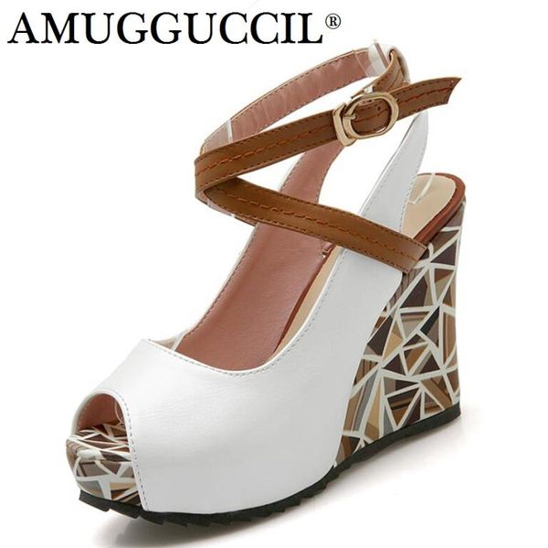 plus big size 33-43 white pink blue green buckle fashion high heel platform ladies wedges women summer sandals l982, Black
plus big size 33-43 white pink blue green buckle fashion high heel platform ladies wedges women summer sandals l982, Black