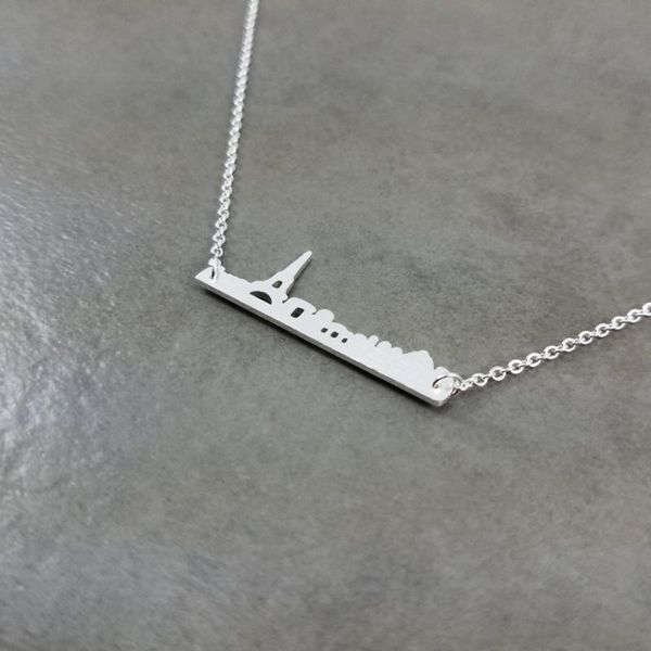 minimalist paris cityscape necklace women men vintage jewelry stainless steel gold color eiffel tower skyline collane donna pendant necklace, Silver
minimalist paris cityscape necklace women men vintage jewelry stainless steel gold color eiffel tower skyline collane donna pendant necklace, Silver