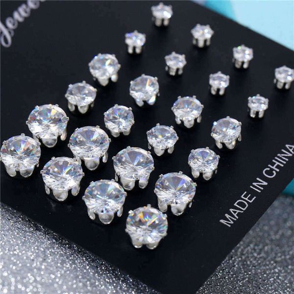 12 pair/suit white glossy bride study set for women men crystal accessories jewelry earrings, Golden
12 pair/suit white glossy bride study set for women men crystal accessories jewelry earrings, Golden